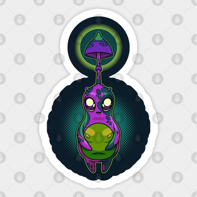 Shroom Sprite Sticker by ArtisticDyslexia